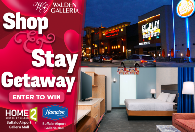 2026 Shop & Stay Getaway Home2 & Hampton Landing Page Graphic VDay Theme