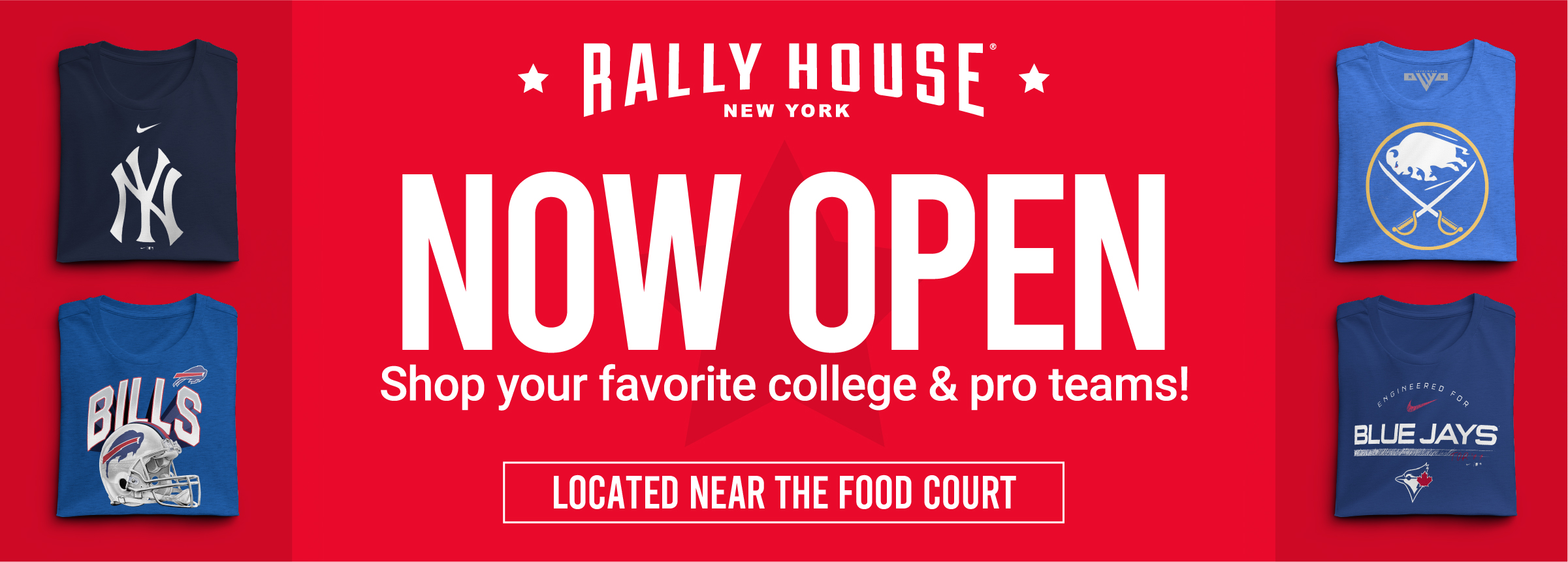 Rally House Homepage Hero Now Open