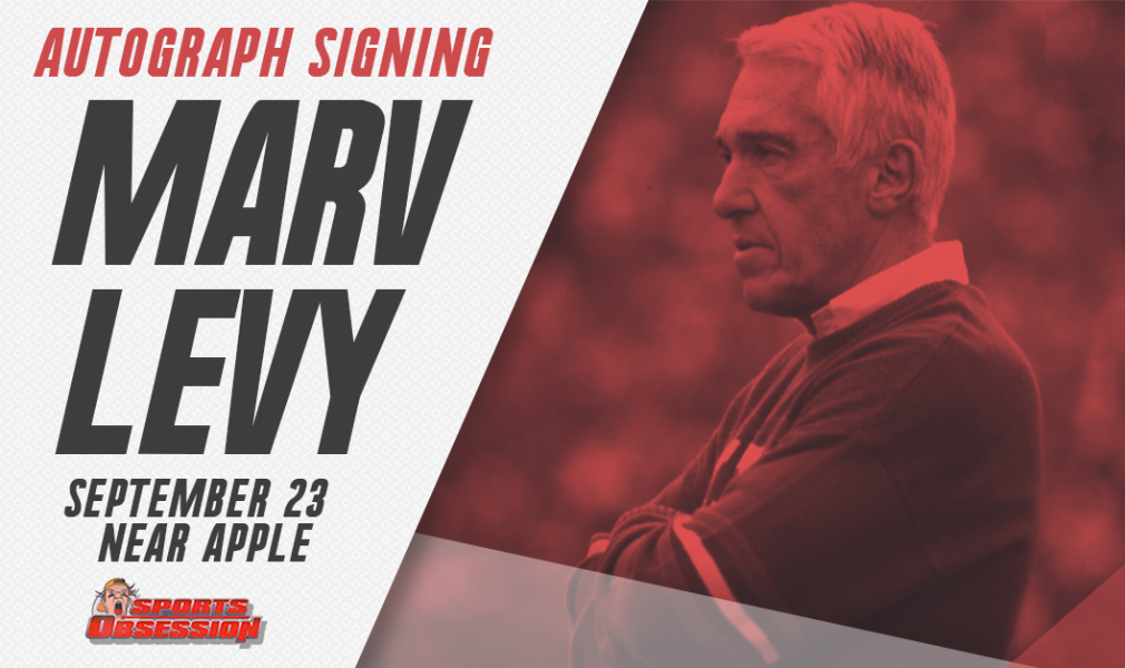 Marv Levy Autograph Signing