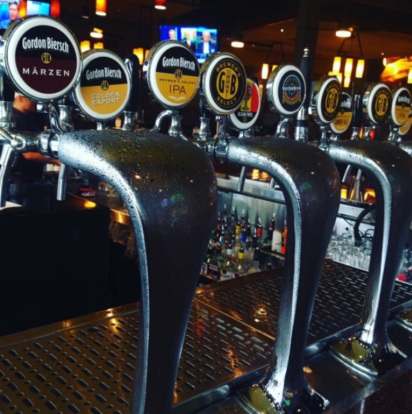 Beer Taps at Gordon Biersch