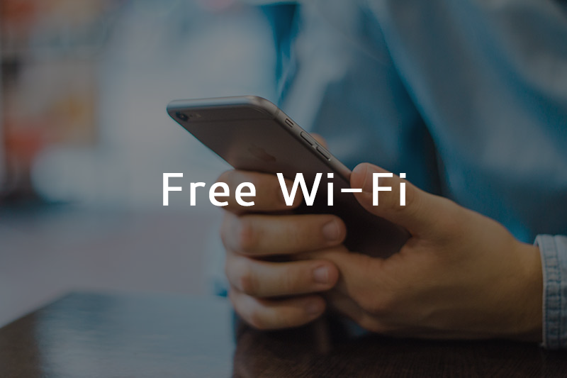 Free WiFi-Website Ad