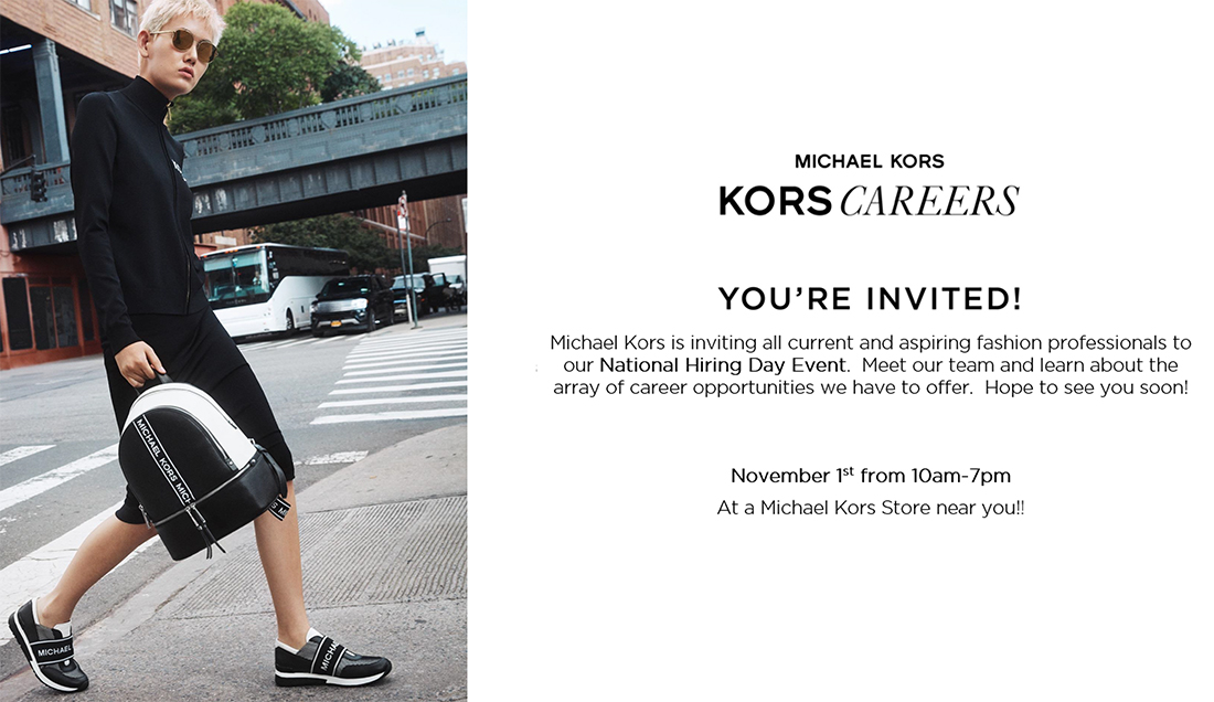 michael kors vacancies