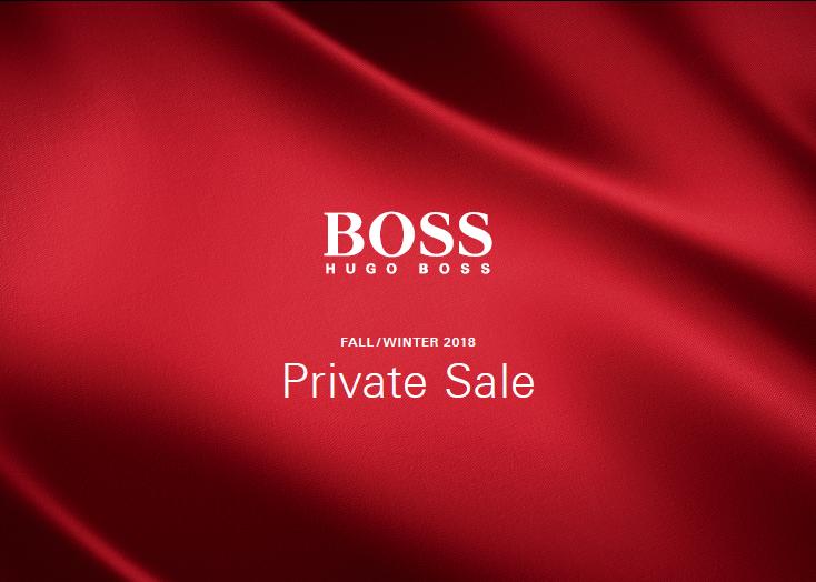 hugo boss private sale 