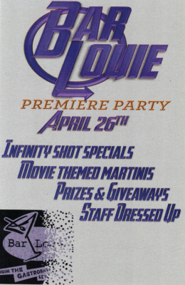 bar louie avengers premiere party