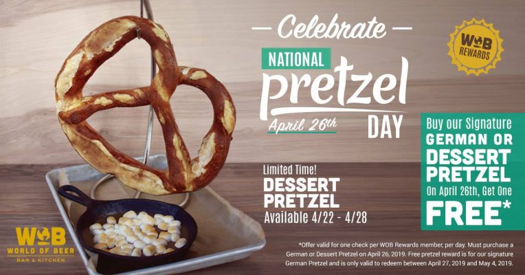 wob national pretzel day 2019