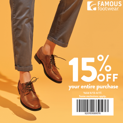 Famous Footwear FD 2019 15 Off US CAN