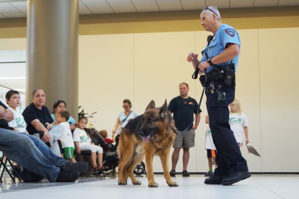 cheektowaga police k9 demonstration tykes tuesdays past