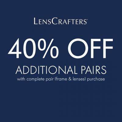40 OFF Additional Pairs