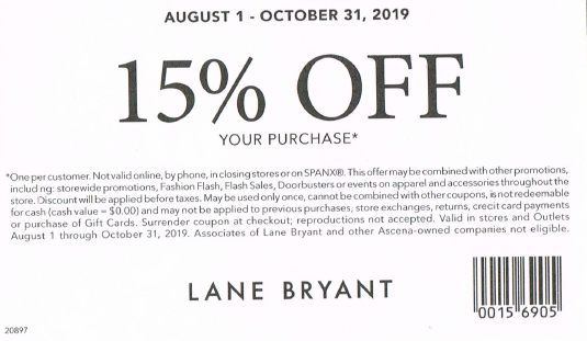 lane bryant coupon