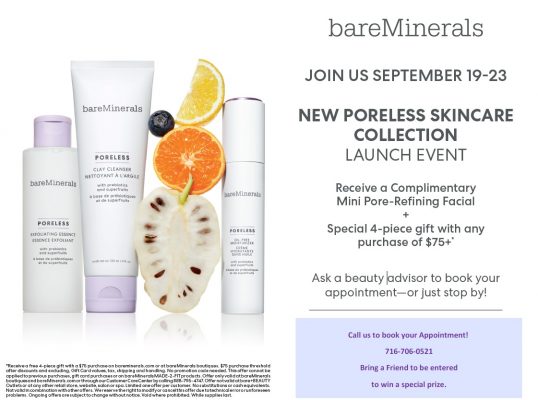 Walden Galleria Skincare Event