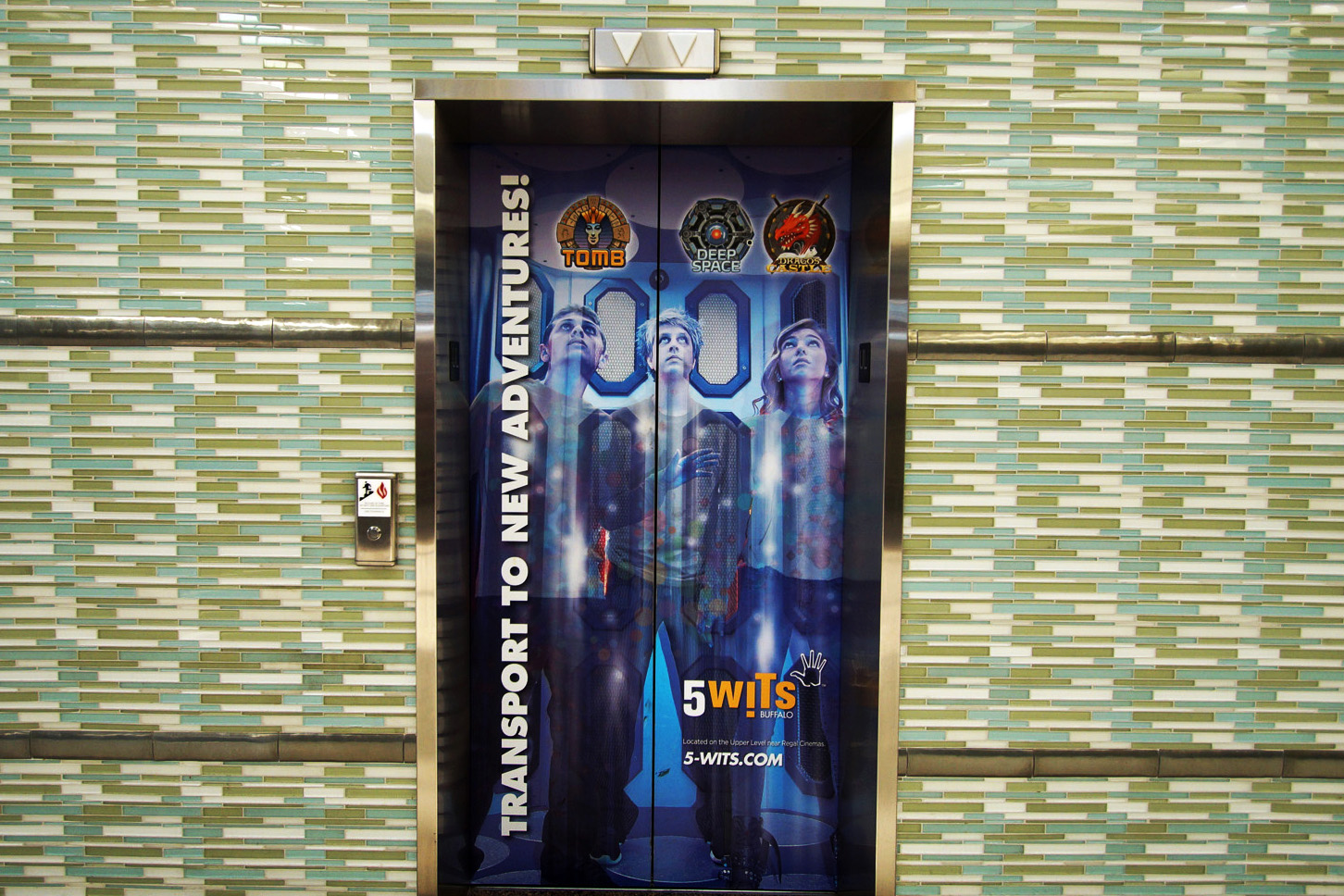 WG Elevator Doors Exterior near DSG 1