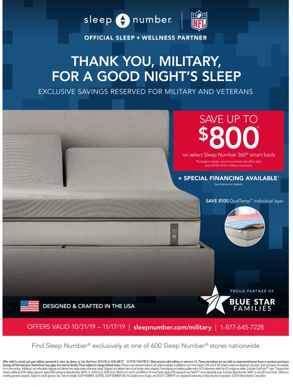 Sleep Number Military Discount 19