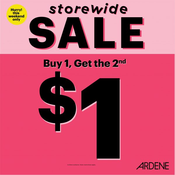 Ardene Grand Opening Sale Image