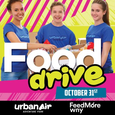 Urban Air Food Drive Image Oct 31st