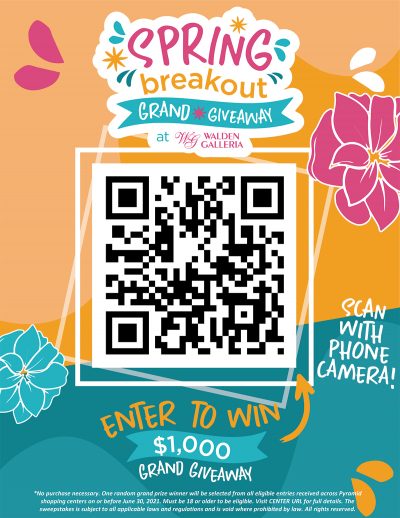 Spring Breakout Blog Image Example QR Poster 2