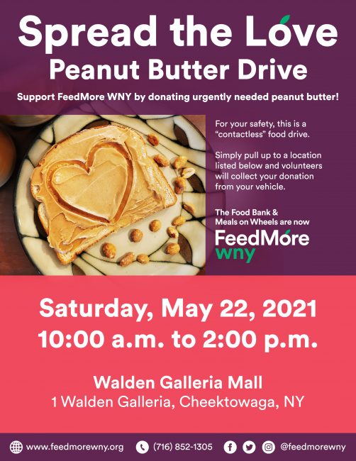 FoodMore WNY Peanut Butter Drive 2021