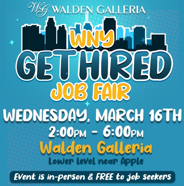 WNY Get Hired Job Fair Event Poster Square March 16 copy