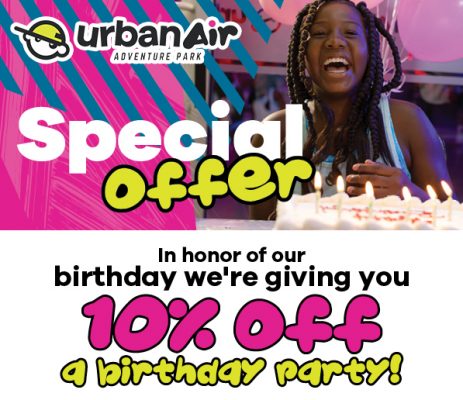Urban Air Birthday Party 10 OFF