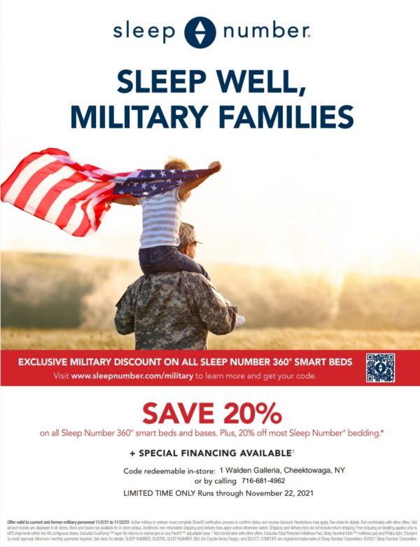 Sleep Number Veterans Day Sale