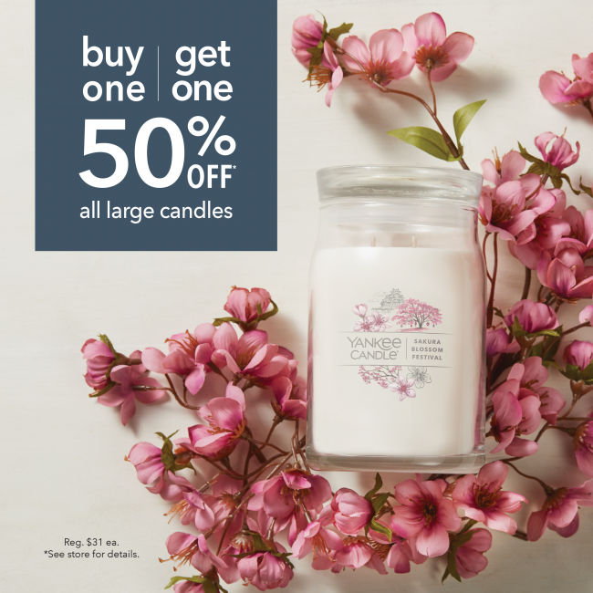 Yankee Candle 50 Sale Feb 22