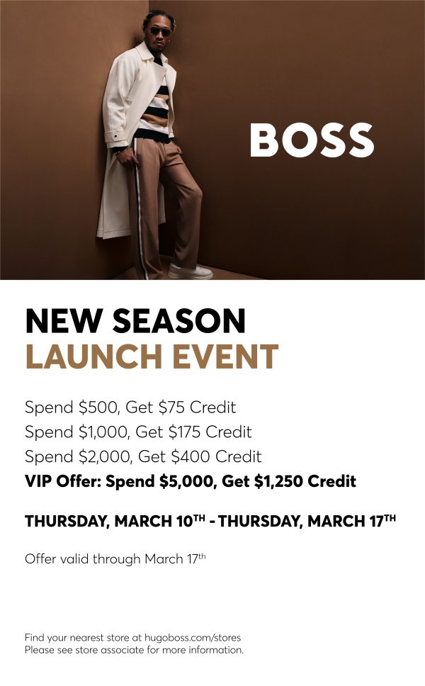 Hugo Boss New Season Launch Event