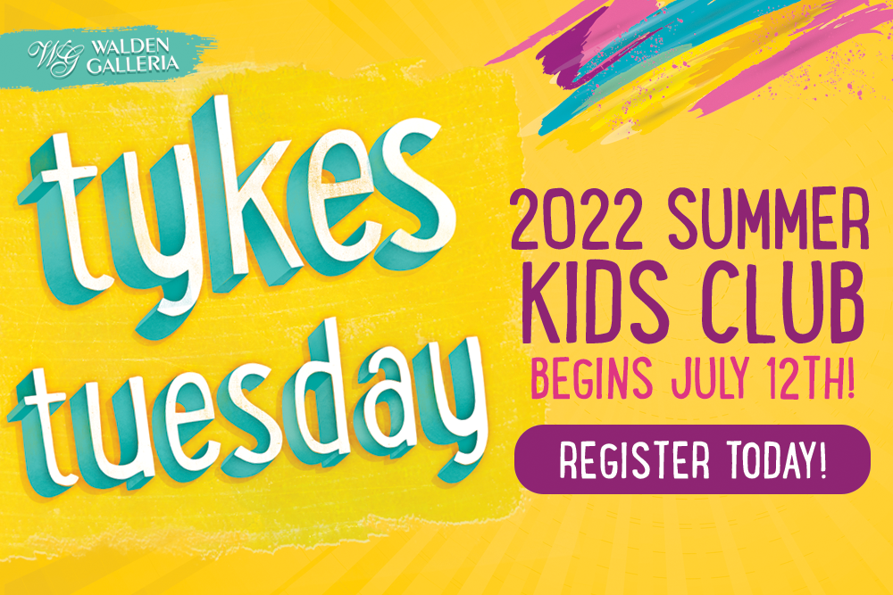 2022 Tykes Tuesday Summer Kids Club Website Featured Ad