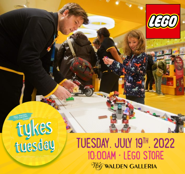 Tykes Tuesday Summer Kids Club LEGO Social Image 2022