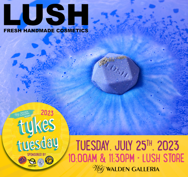 Tykes Tuesday Summer Kids Club Lush Cosmetics Social Image 2023