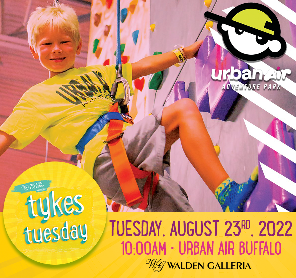 Tykes Tuesday Summer Kids Club Urban Air 2 Social Image 2022