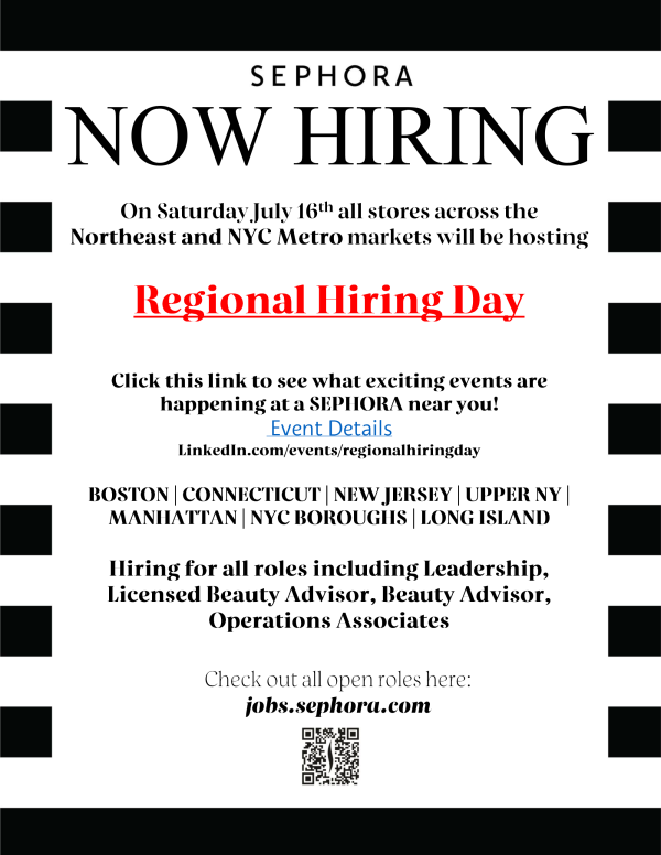 Sephora_Regional Hiring Day 2022 Sephora Regional Hiring Day 2022
