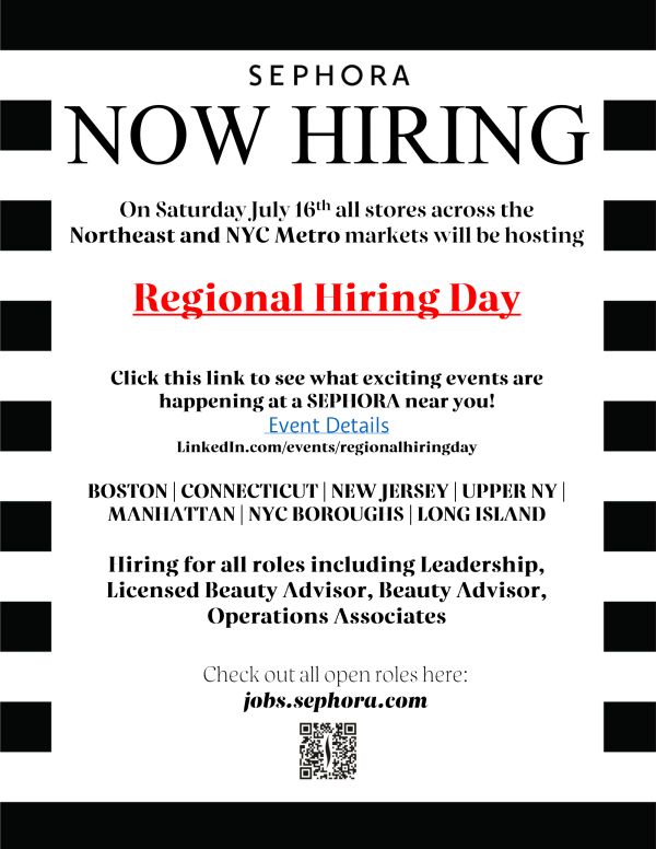 Sephora Regional Hiring Day 2022