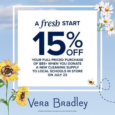 Vera Bradley Campaign 149 Back to School Drive Event EN 1080x1080 1