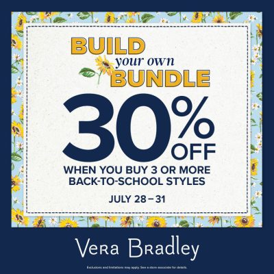 Vera Bradley Campaign 151 Your Back to School Checklist ... for less EN 1080x1080 1