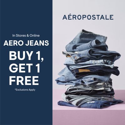 Aeropostale Campaign 39 Aero Jeans Buy 1 Get 1 Free EN 1080x1080 1