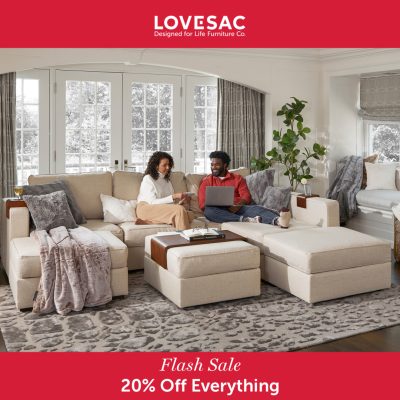 Lovesac Campaign 75 20 Off Everything EN 1080x1080 1