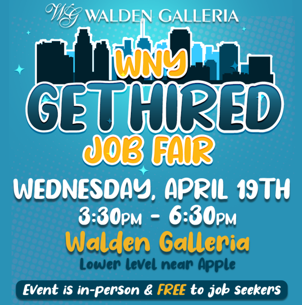 WNY Get Hired Job Fair Event Poster Square April 19 2023 copy