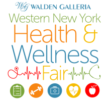 WNY Health Wellness Fair logo with WG logo blue updated