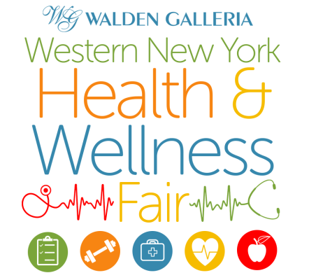 WNY Health Wellness Fair logo with WG logo blue updated