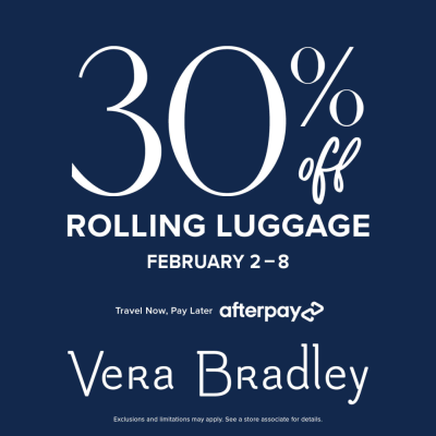 Vera Bradley Campaign 207 Take 25 off handbags 30 off rolling luggage EN 1080x1080 1