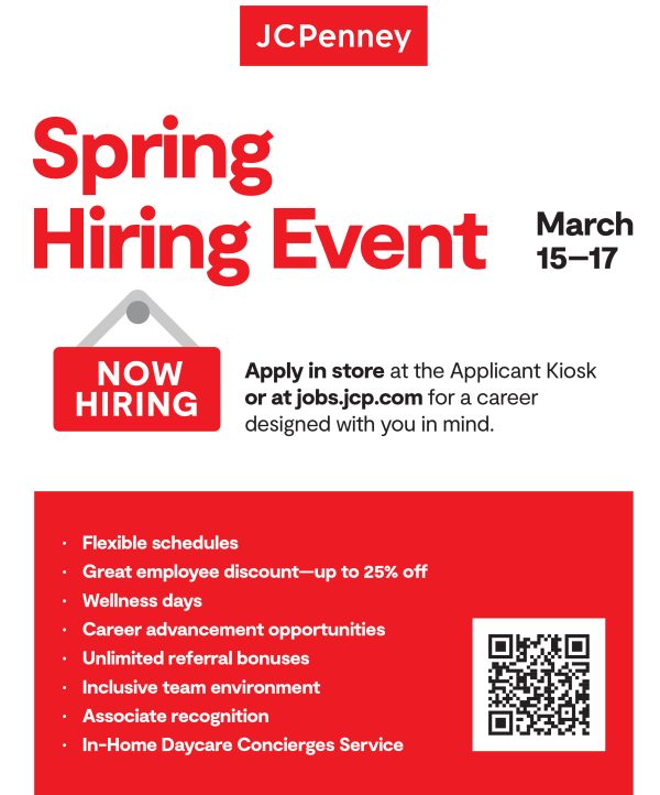 JCP Hiring Event Poster 1