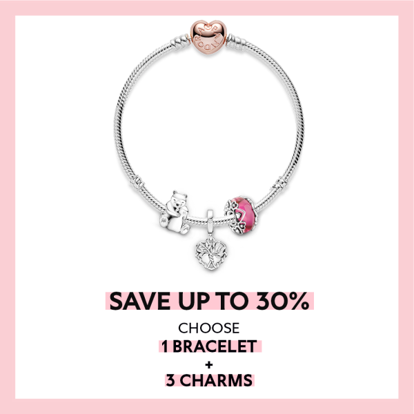Pandora Campaign 81 Save up to 30 and Build Your Own Bracelet Gift Set with Pandora. EN 1080x1080 1