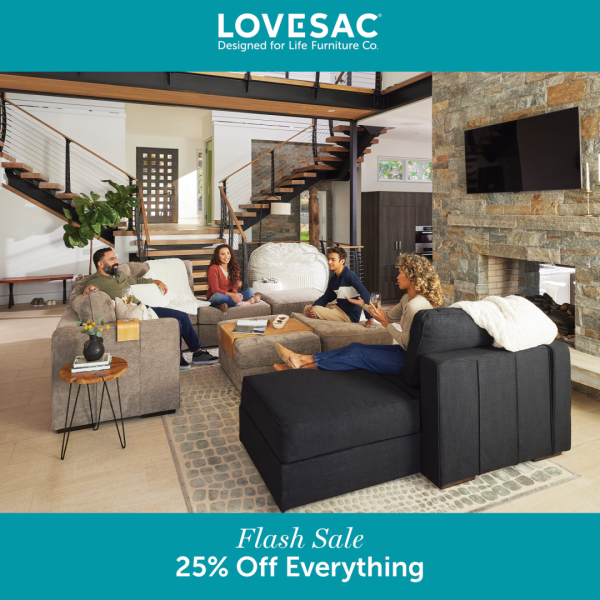 Lovesac Campaign 80 Flash Sale 25 Off Everything EN 1080x1080 1