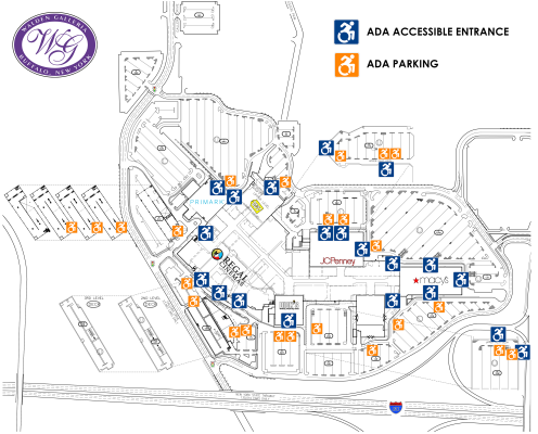 Walden Galleria ADA Map