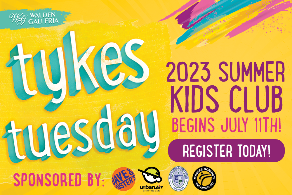 2023 Tykes Tuesday Summer Kids Club Website Featured Ad