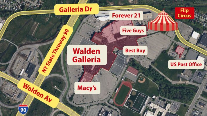 Flip Circus_location map Flip Circus location map