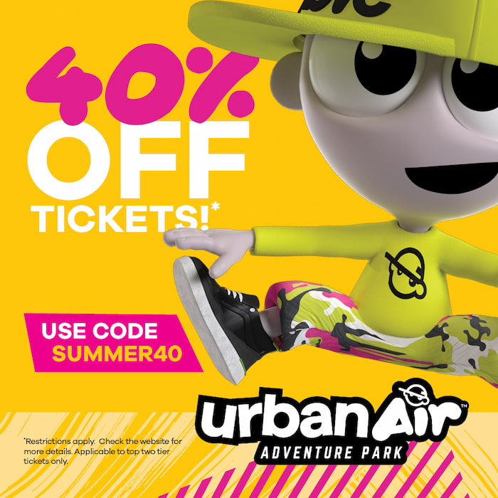 😲☀️ 40% Off Tickets?! Act Quick Before It's Gone! - Urban Air Adventure  Park