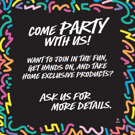 Lush Party Graphic
