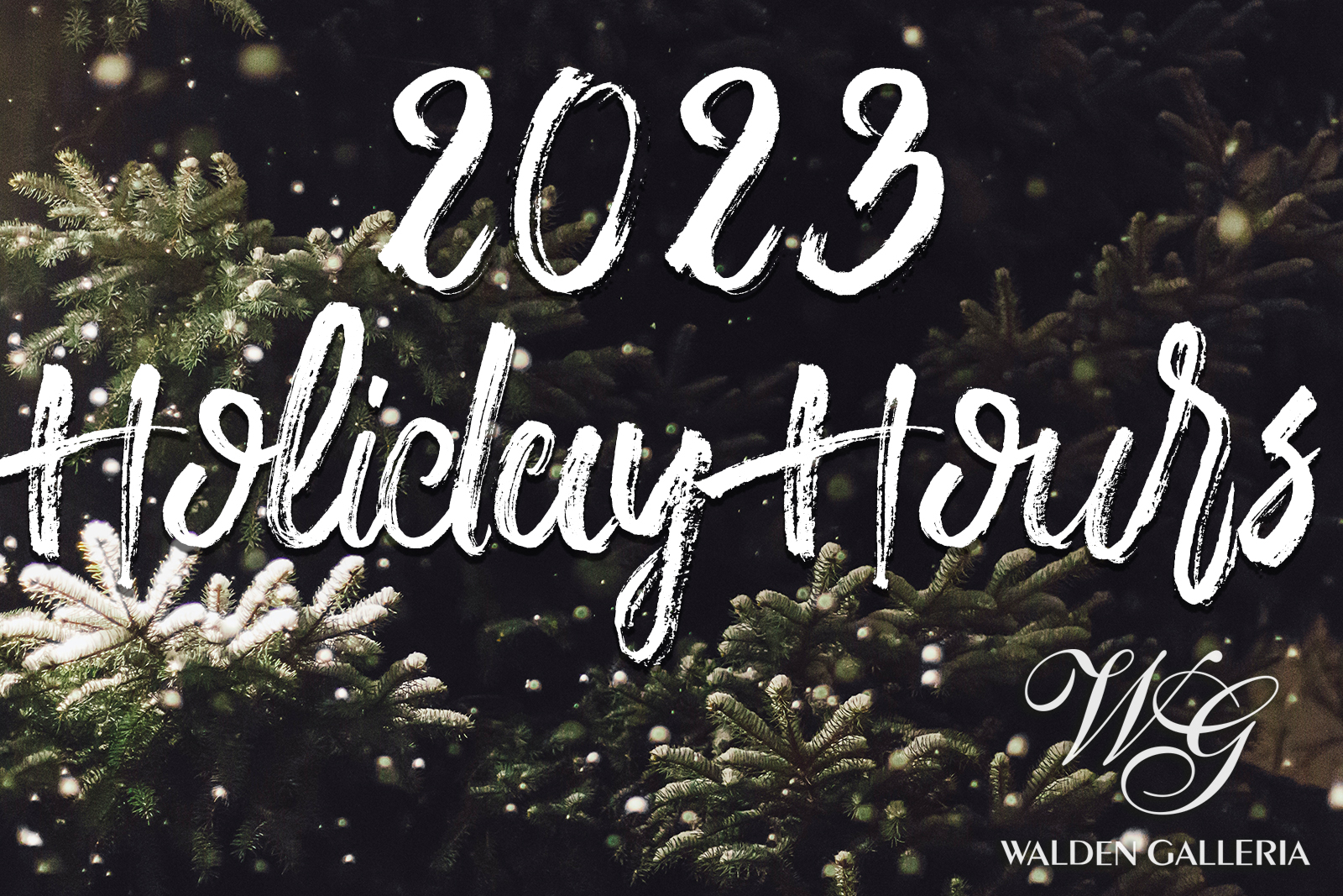 2023 Holiday Hours Website Graphic