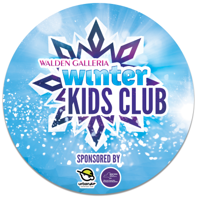 2024 Winter Kids Club circle logo with sponsors 1