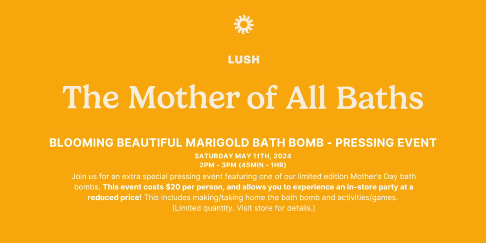 Lush MothersDay2024 Pressing Event May 2024
